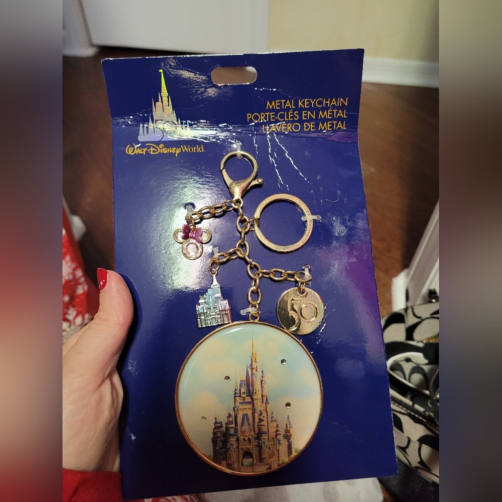 Disney 50th Anniversary Keychain